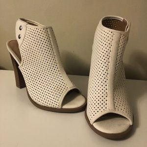 Stacked heel sandals